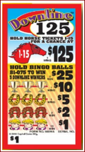 Load image into Gallery viewer, $1 Bingo Pull Tabs – Downline 125 – Seal Cards | 440 Count | $125 Top Prize