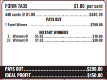 Load image into Gallery viewer, $1 Novelty Pull Tabs - Seal Cards, Holders Game - 4 On A Board, 440 Count