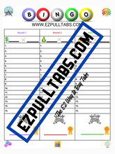 Load image into Gallery viewer, Large 1-15 BINGO Notepad | 3 Games per Sheet | 50 Sheets
