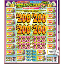 Load image into Gallery viewer, $1 Pull-Tabs -Money SUPERCARD Cash Board, 3360 Count
