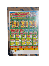 Load image into Gallery viewer, Card Crazy Cash Board Pull Tabs | 2688 Tickets | $1 Game
